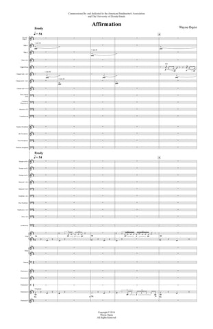 Affirmation Conductor's Score