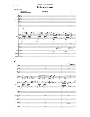 In Dreams Awake Conductor's Score